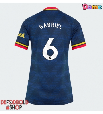 Arsenal Gabriel Magalhaes #6 Udebanetrøje Dame 2026-27 Kort ærmer Arsenal Gabriel Magalhaes #6 Udebanetrøje Dame 2026-27 Kort ærmer